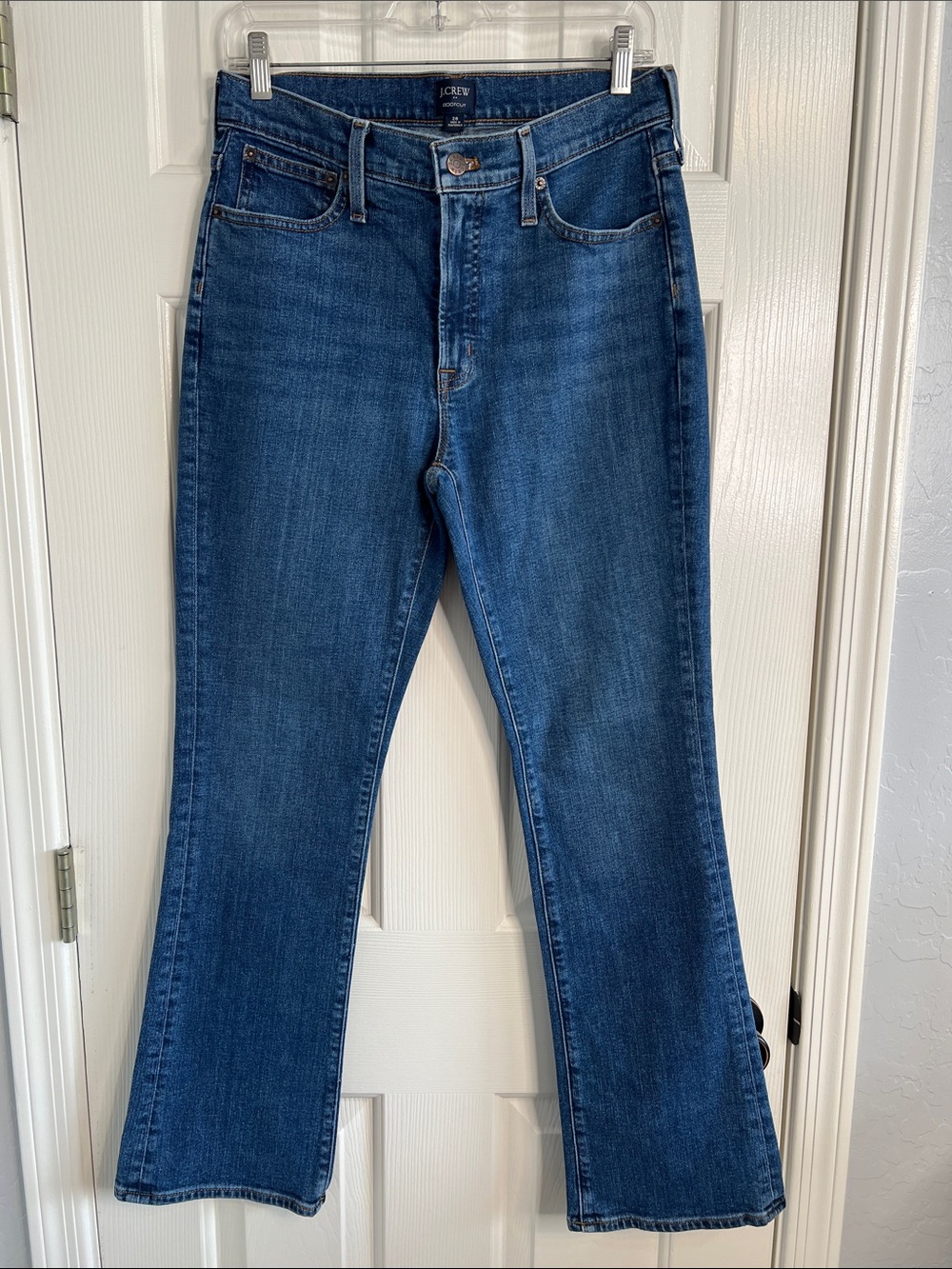 J Crew Factory bootcut mid wash jeans size 28 short length